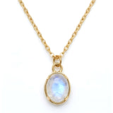 CRYSTAL MOON PENDENT