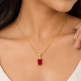Mila red pendant