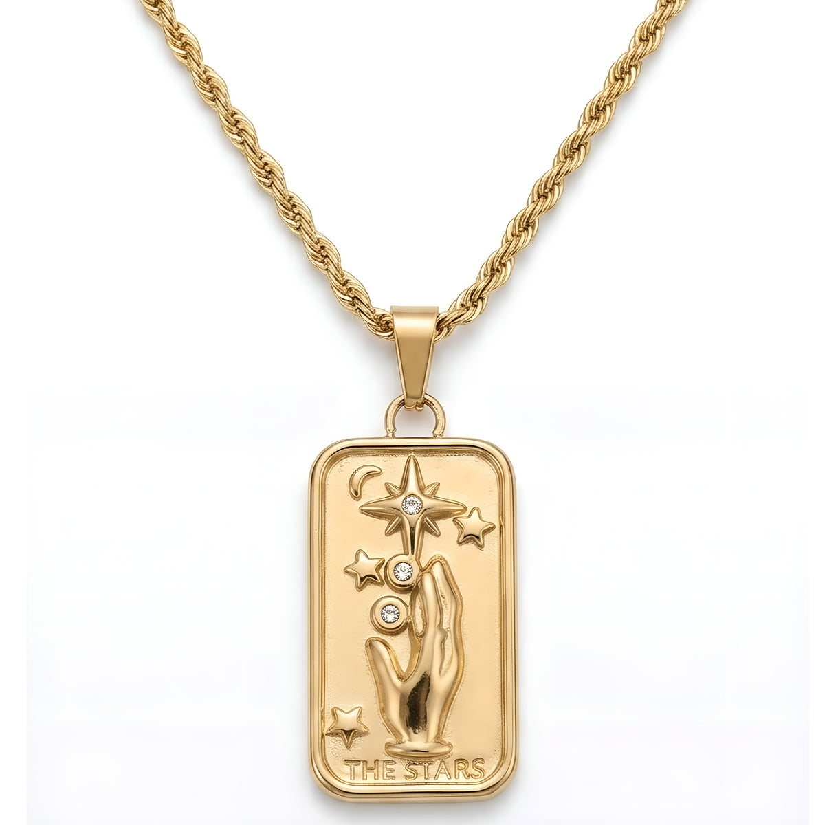 The stars tarrot card necklace