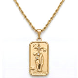 The stars tarrot card necklace