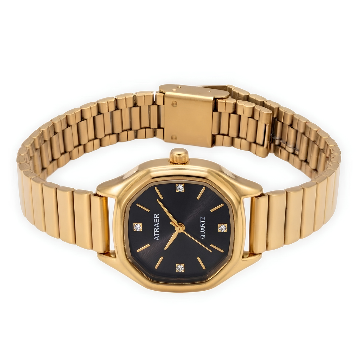 ATRAER Women's 18K Gold Plated Luxury Quartz Watch