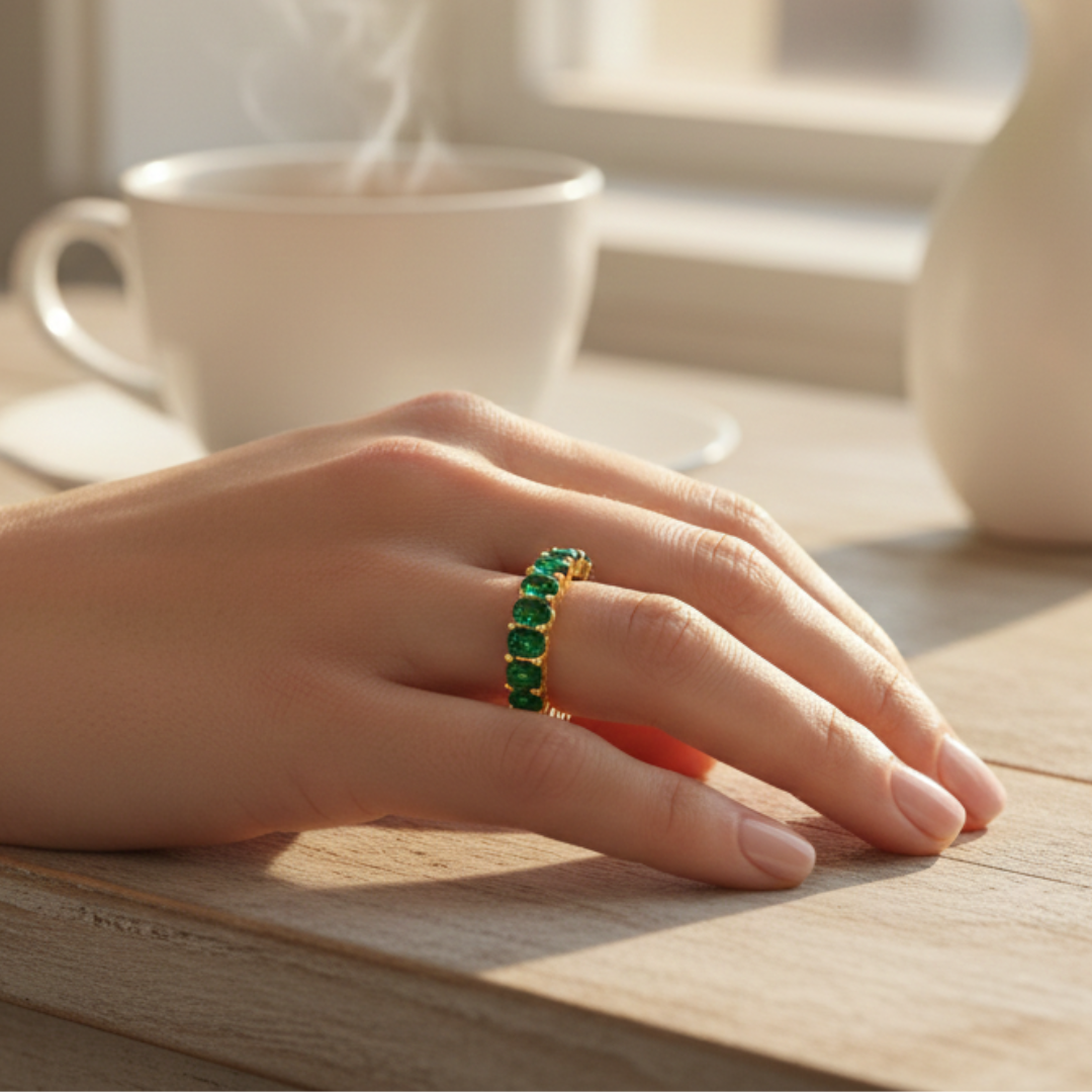 Emerald Lillian Ring