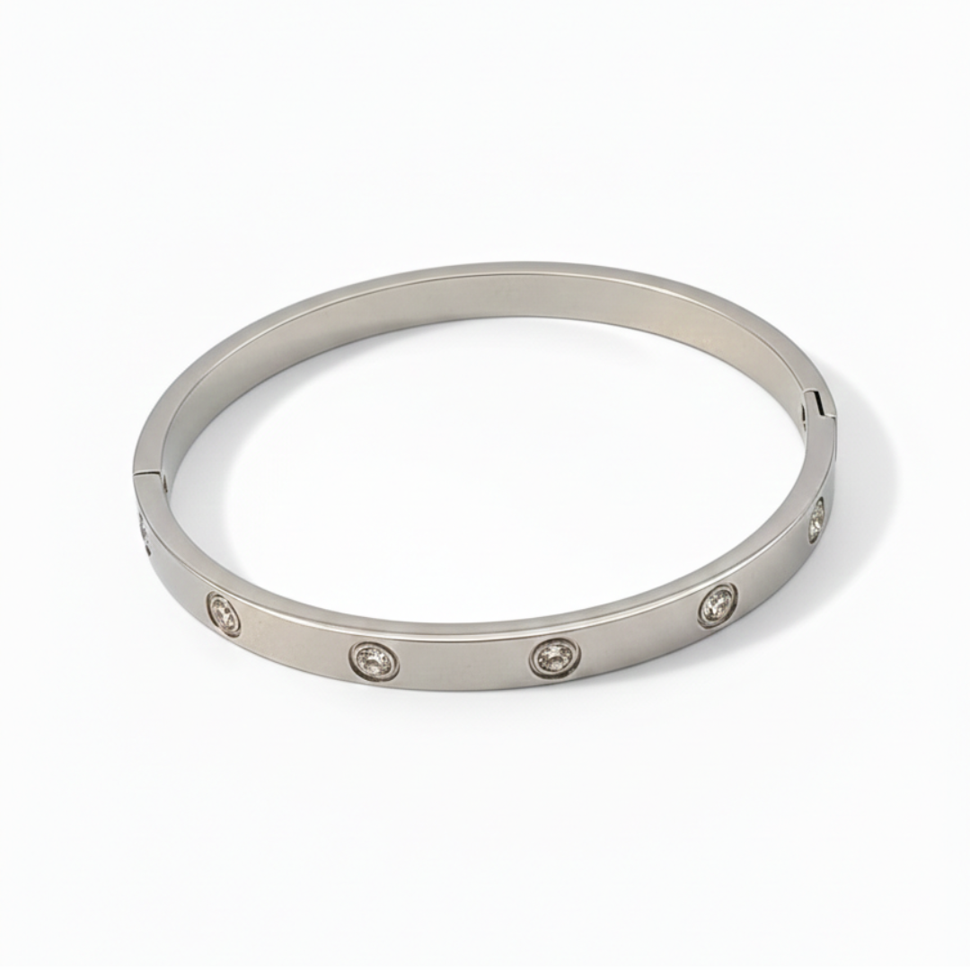 cartier silver plated band
