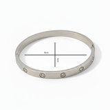 cartier silver plated band