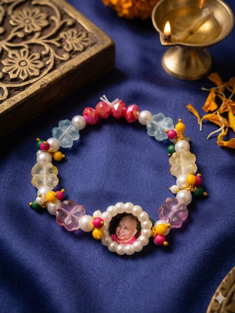 Divine Blossom Guruji Blessing Spiritual Bracelet