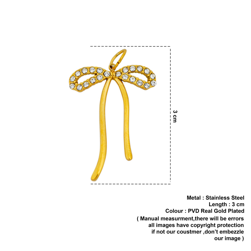 Faina big bow charm image 1