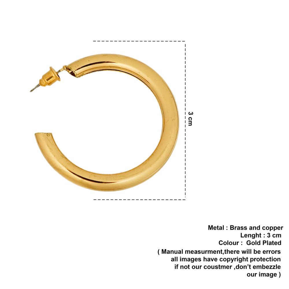 half golden hoops image 1