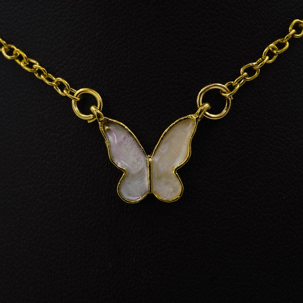 Pastel butterfly pendent image 0