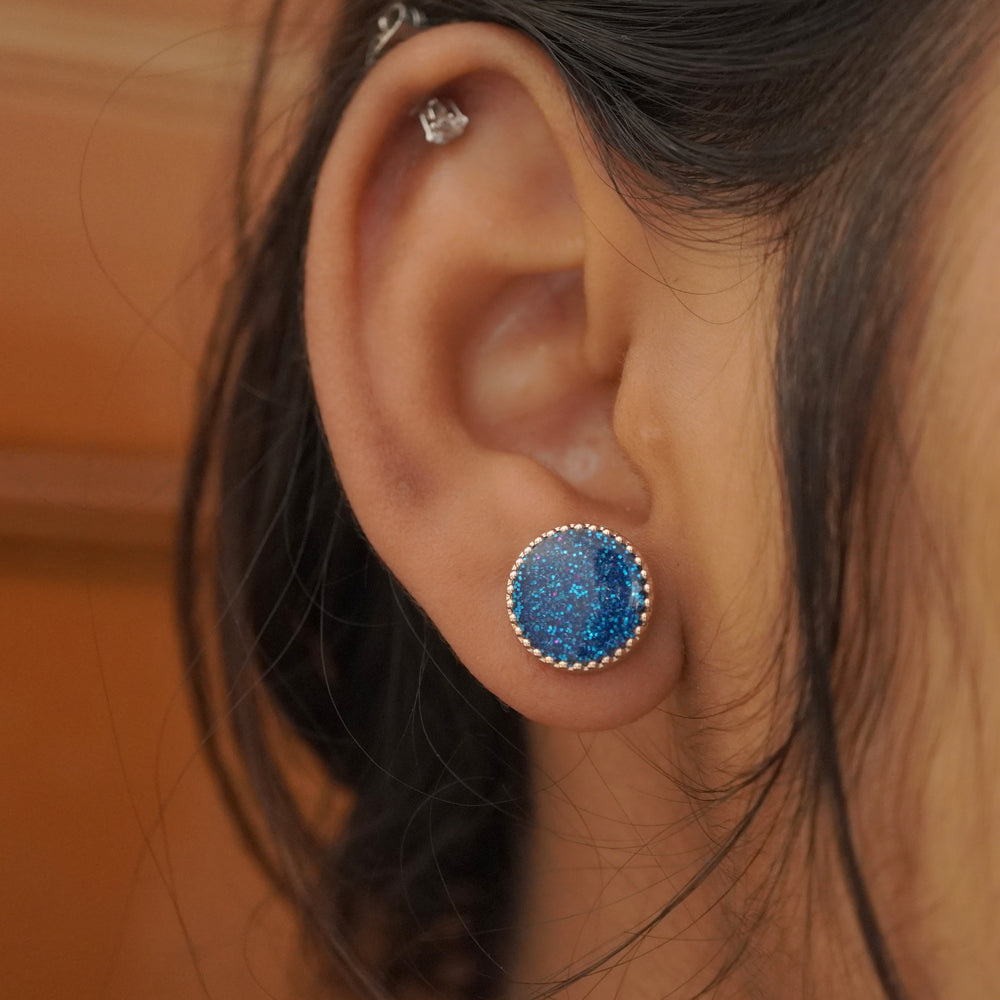 galaxy blue studs image 2