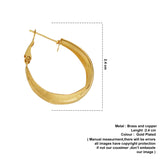 wide rounded hoops image 1