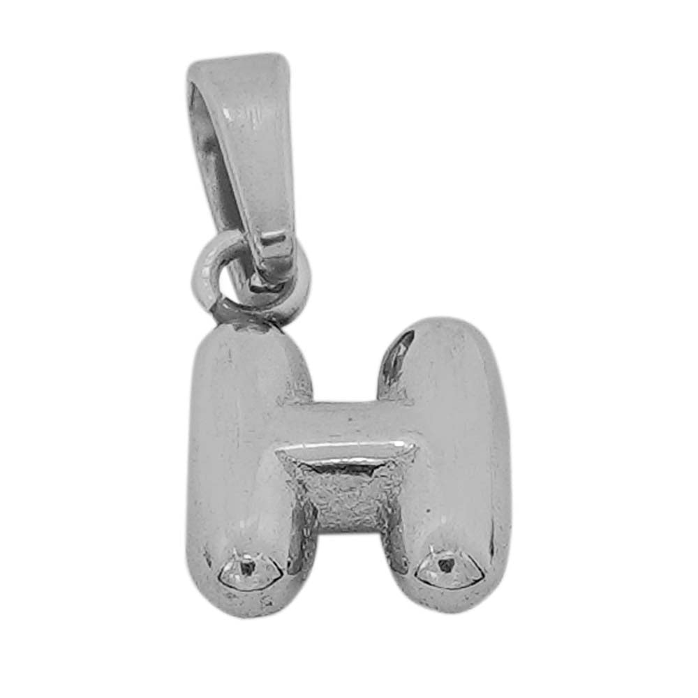 18k platinum alphabets - H image