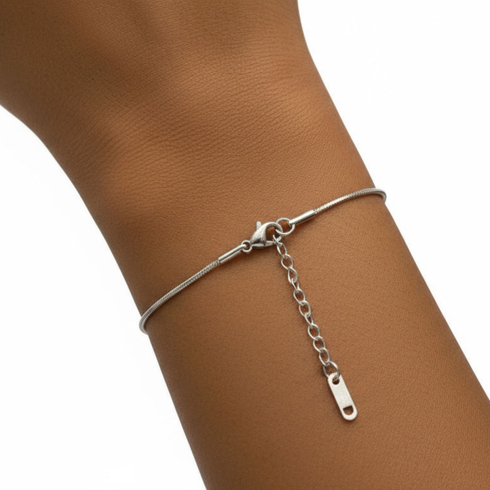 Silver Chain Bracelet image 2