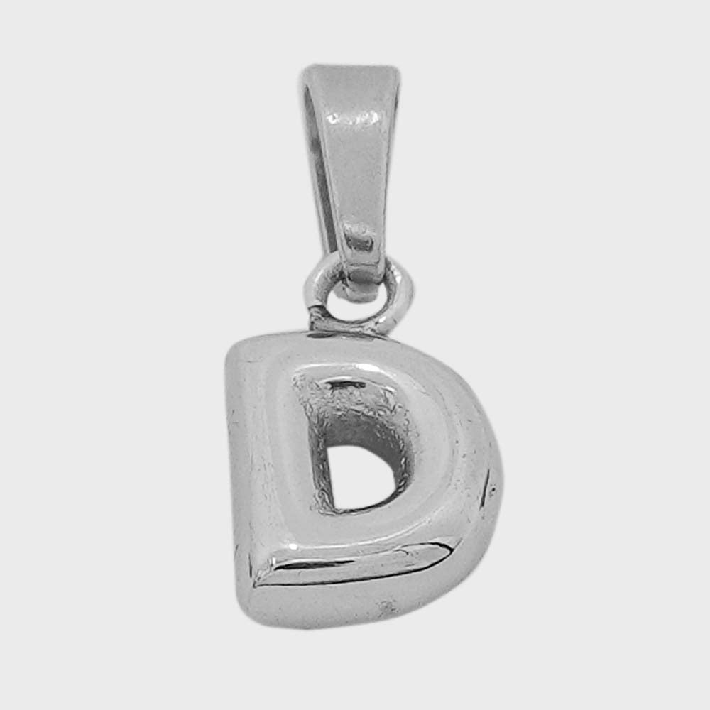 18k platinum alphabets - D image