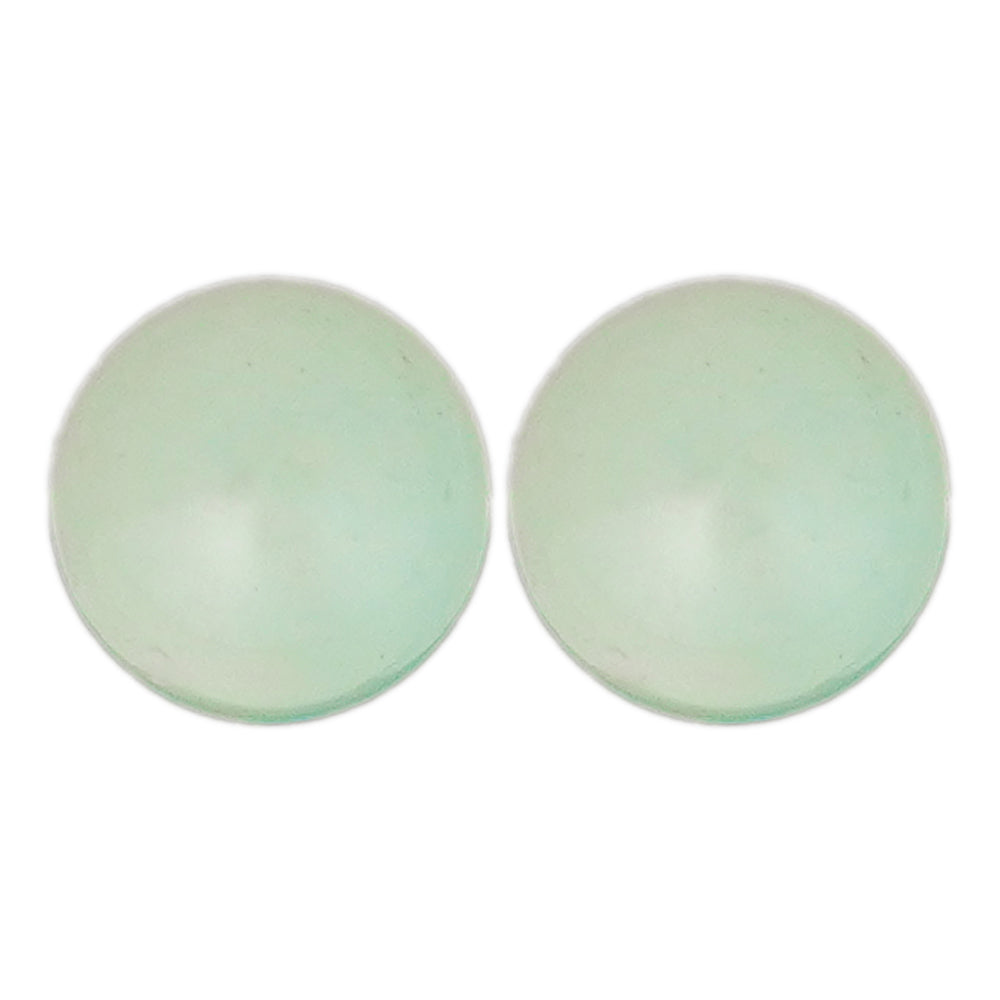 cyan pearl studs image 0