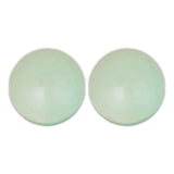 cyan pearl studs image 0