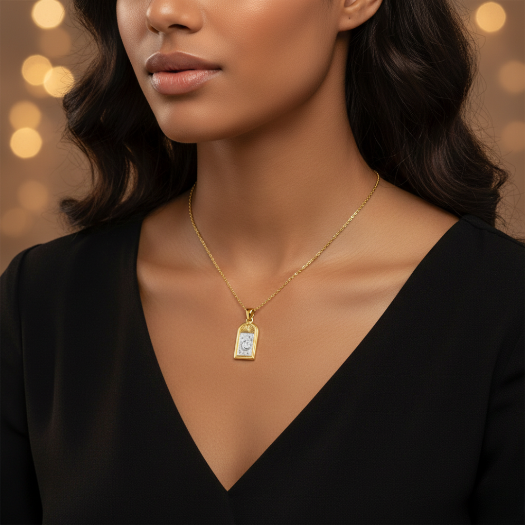 "Midnight Portal" Celestial Archway Pendant