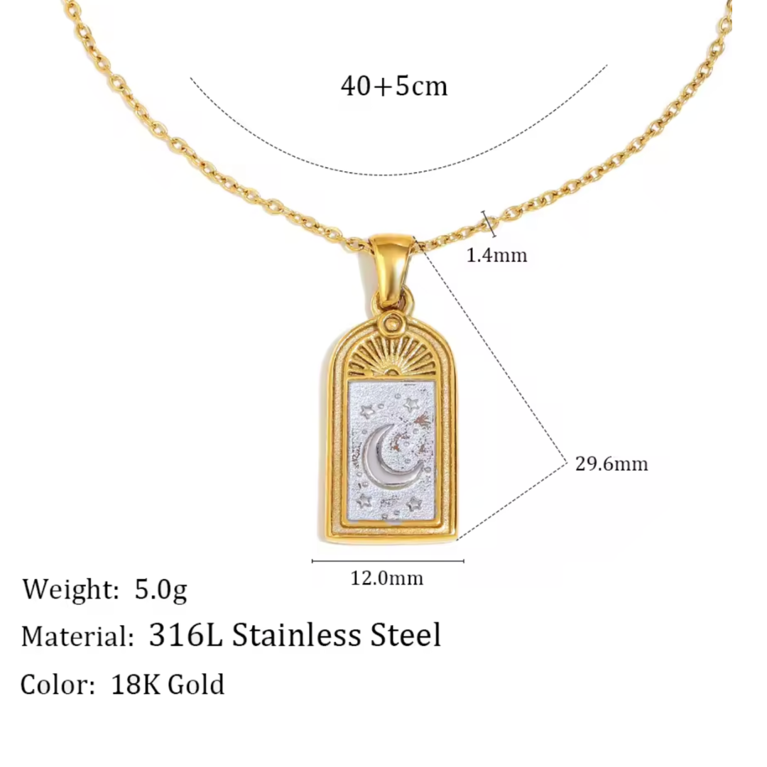 "Midnight Portal" Celestial Archway Pendant