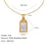 "Midnight Portal" Celestial Archway Pendant