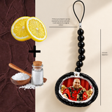 Guruji Swaroop Multipurpose Black Beaded Chain – Bag Charm & Keychain