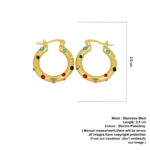 KANYA MULTICOLOURED EARINGS - Image 2